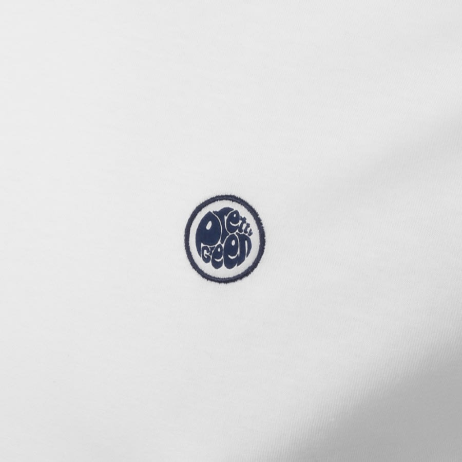 Alternative Image for ProductPretty Green Crew Neck T Shirt White3